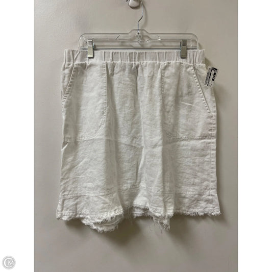 Skirt Mini & Short By For Cynthia In White, Size: Xl