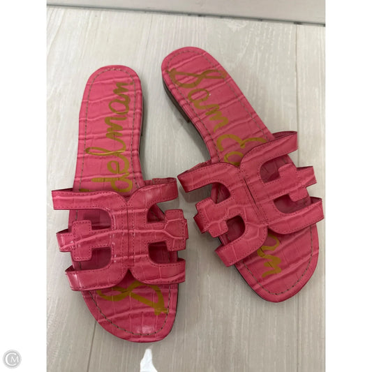 Sandals Flats By Sam Edelman In Pink, Size: 9
