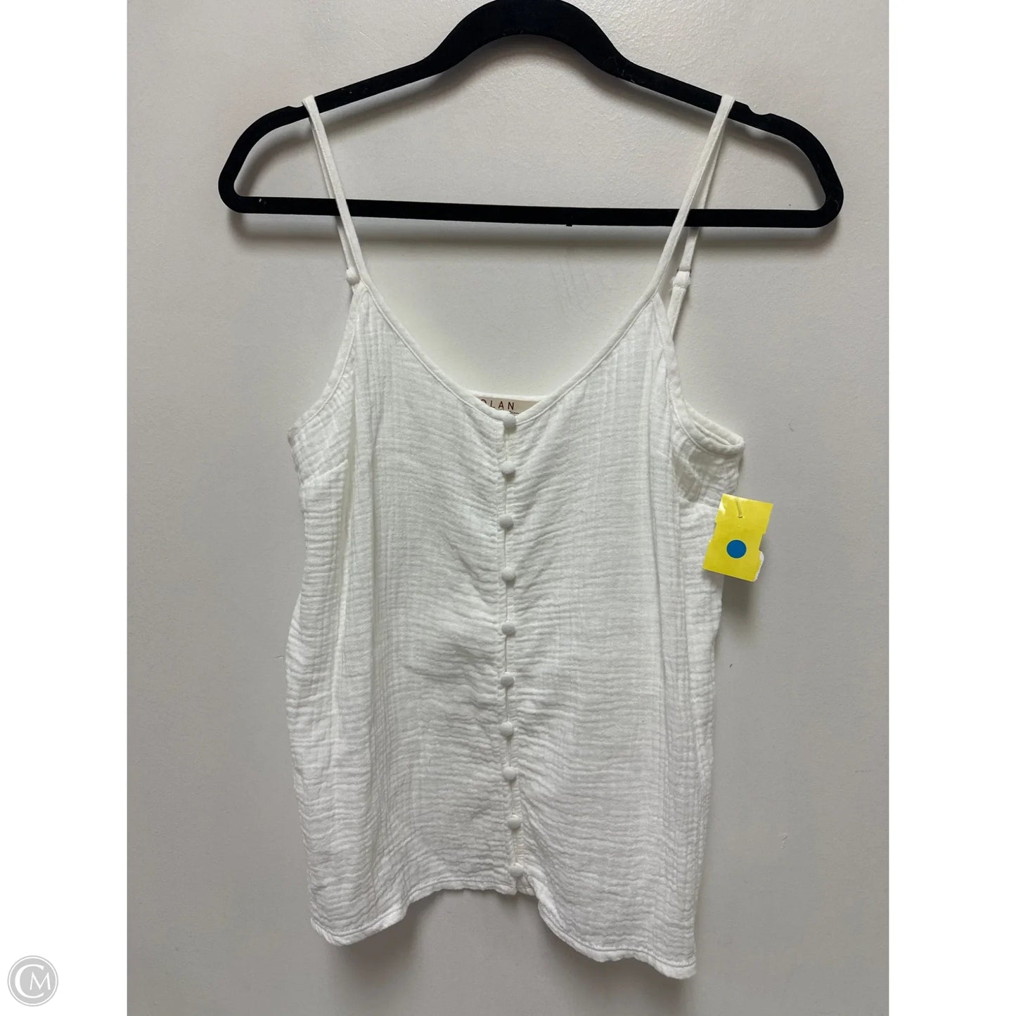 Tank Top By Dolan Left Coast In White, Size: M