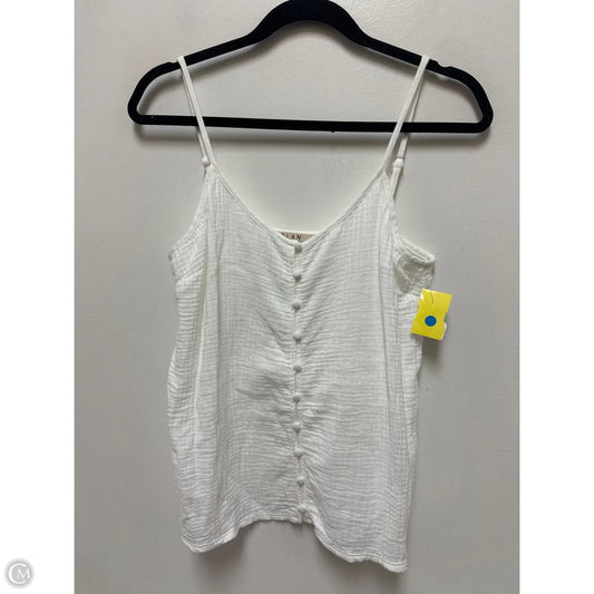 Tank Top By Dolan Left Coast In White, Size: M