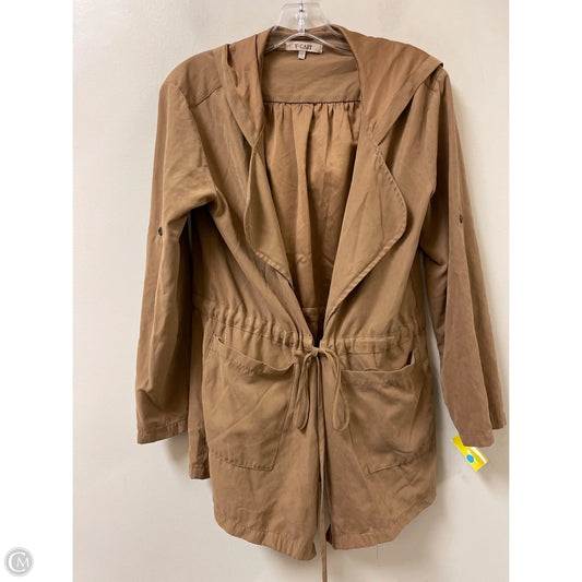 Jacket Utility By Clothes Mentor In Brown, Size: S