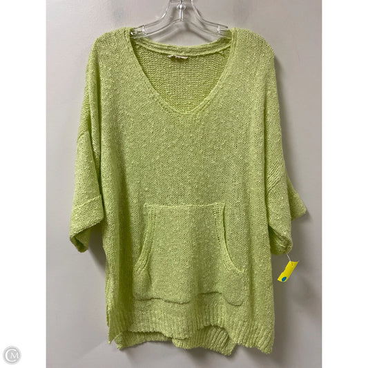 Tunic Short Sleeve By Easel In Green, Size: L