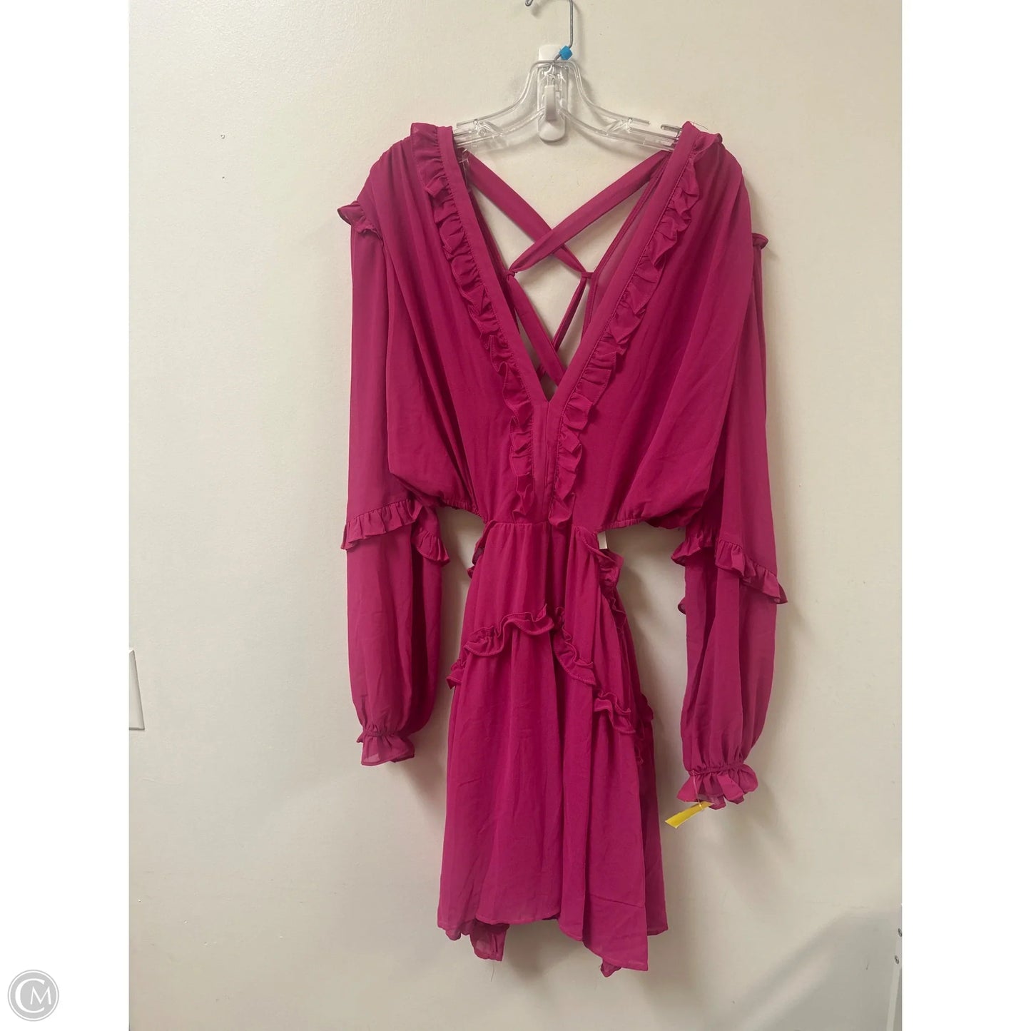 Dress Casual Short By Curve Appeal In Pink, Size: 3x