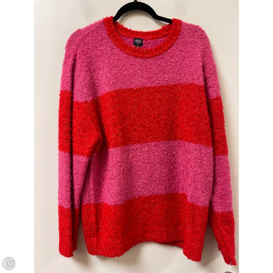 Sweater By Target-designer In Pink & Red, Size: M