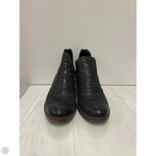 Boots Ankle Heels By Sofft In Grey, Size: 8