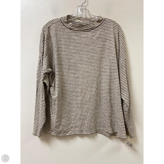 Top Long Sleeve By Easel In Cream, Size: S