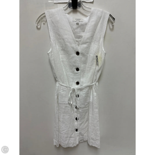 Dress Casual Short By Banana Republic In White, Size: S