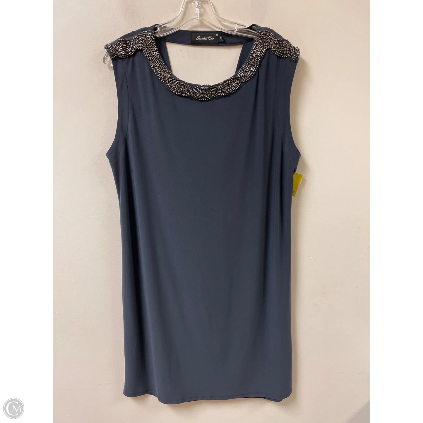 Top Sleeveless By Clothes Mentor In Grey, Size: 1x