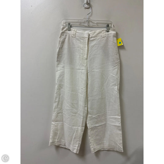 Pants Linen By Rachel Zoe In White, Size: 8