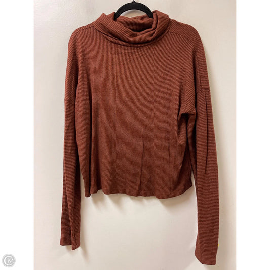 Sweater By Bobeau In Brown, Size: L