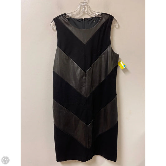 Dress Casual Midi By Clothes Mentor In Black, Size: L