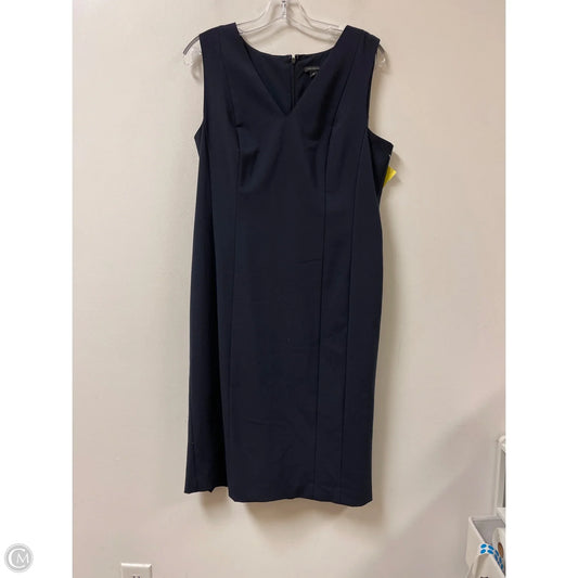 Dress Casual Maxi By Ann Taylor In Navy, Size: L