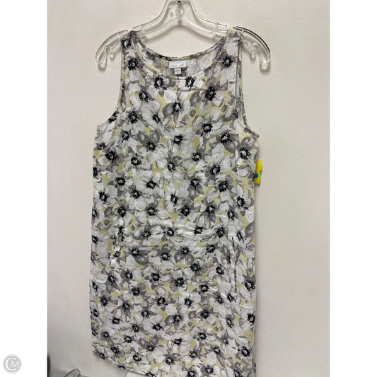 Dress Casual Short By J. Jill In Grey & Yellow, Size: S
