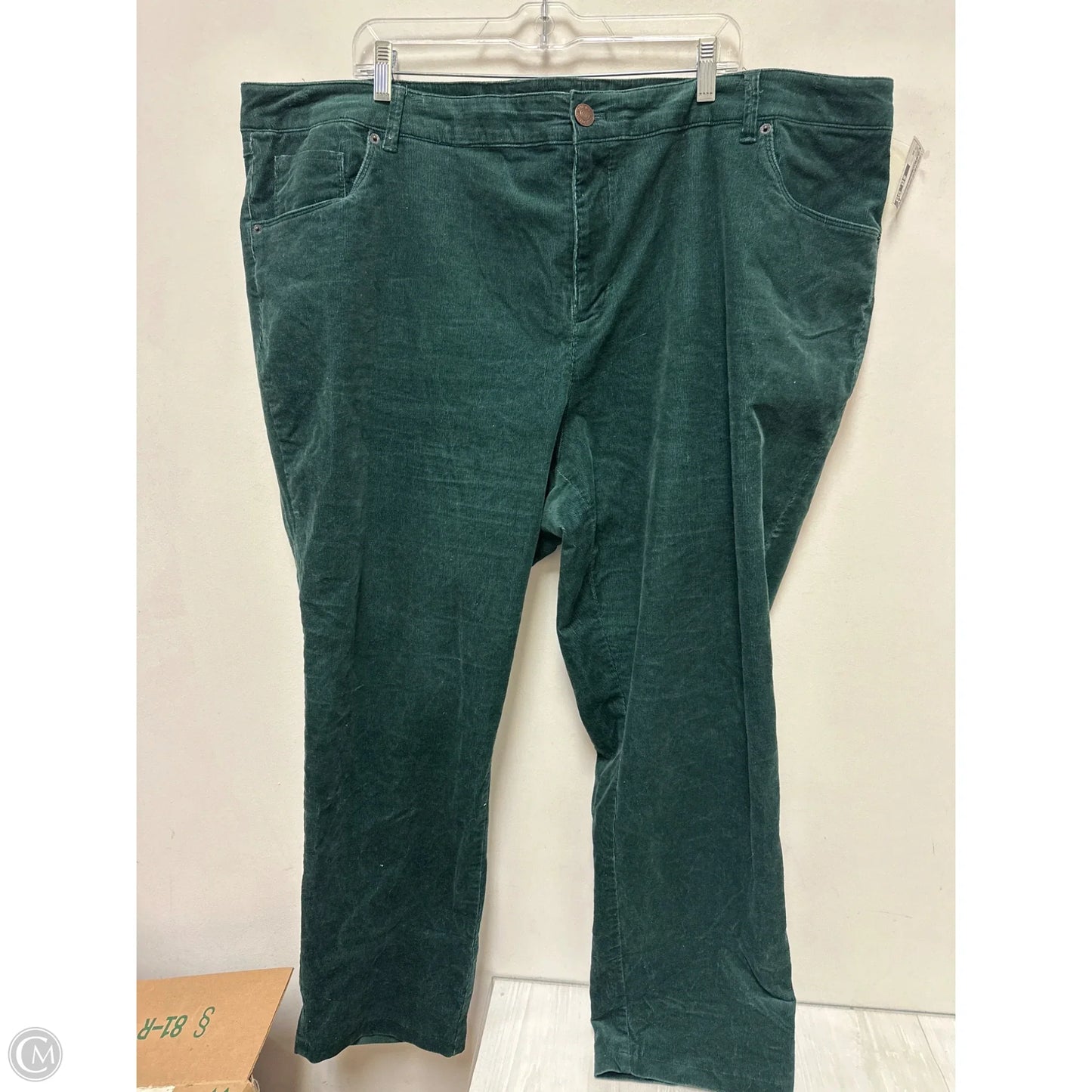 Pants Corduroy By Ava & Viv In Green, Size: 26