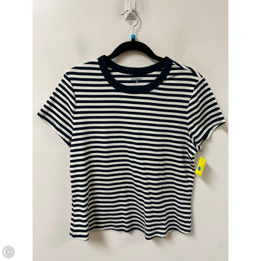 Top Short Sleeve By Old Navy In Navy, Size: Xl