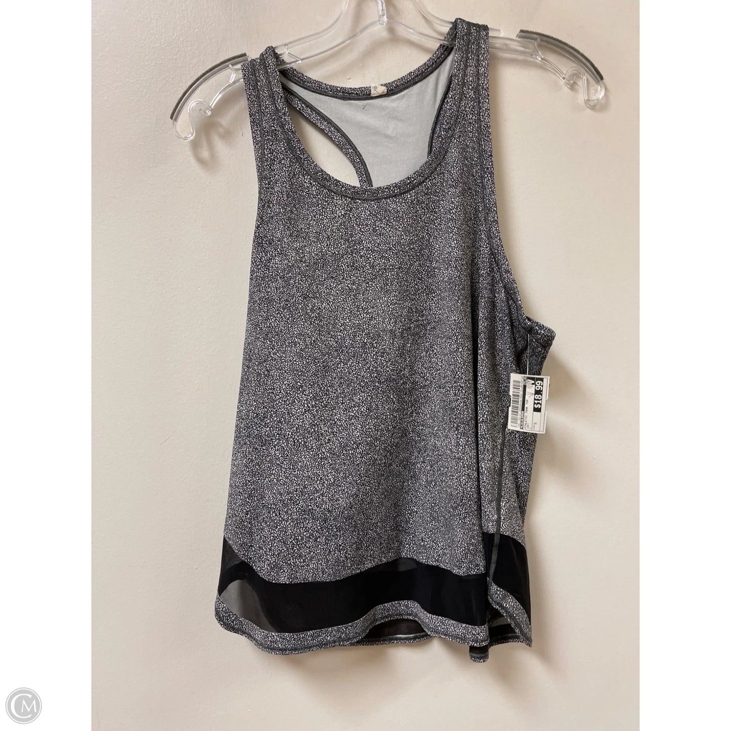 Athletic Tank Top By Lululemon In Grey, Size: S