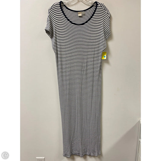 Dress Casual Maxi By Roxy In Navy, Size: L
