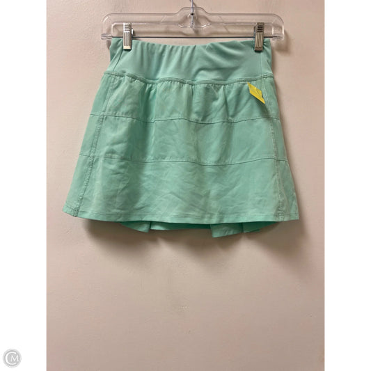 Athletic Skort By Clothes Mentor In Green, Size: Xs