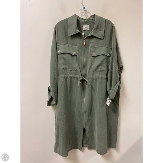 Dress Casual Midi By Clothes Mentor In Green, Size: L