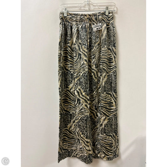 Pants Wide Leg By H&m In Cream, Size: L