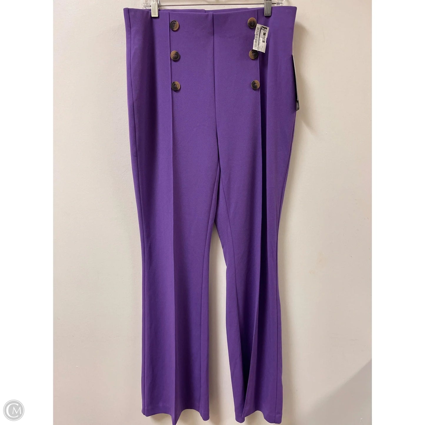 Pants Wide Leg By Nycc In Purple, Size: 14