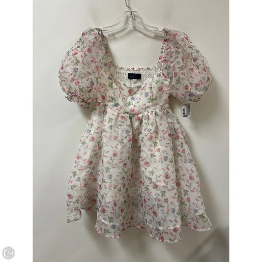 Dress Casual Short By Blue Rain In Floral Print, Size: Xs