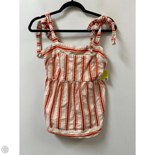 Top Sleeveless By Cabi In Orange, Size: S