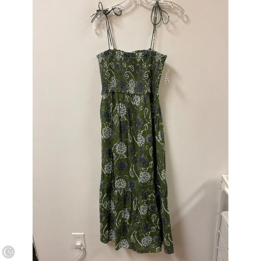 Dress Casual Maxi By Zara In Green, Size: S
