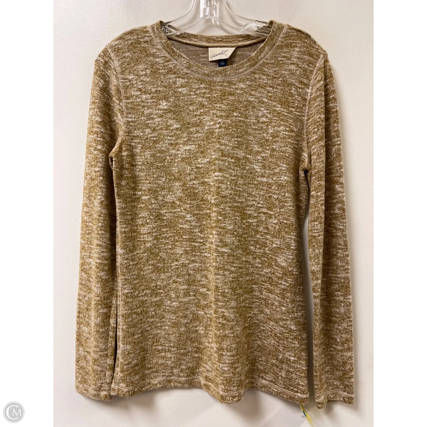 Top Long Sleeve By Universal Thread In Yellow, Size: M