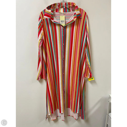 Dress Casual Midi By Southern Stitch In Nautical Print, Size: L