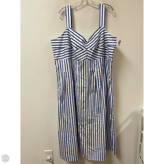 Dress Casual Maxi By Talbots In Blue, Size: 3x
