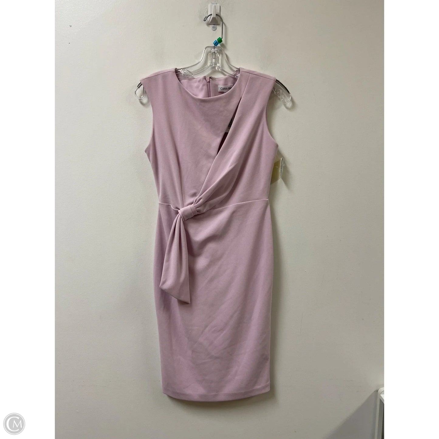 Dress Casual Midi By Calvin Klein In Pink, Size: Xsp