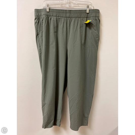 Athletic Pants By Talbots In Green, Size: Xl