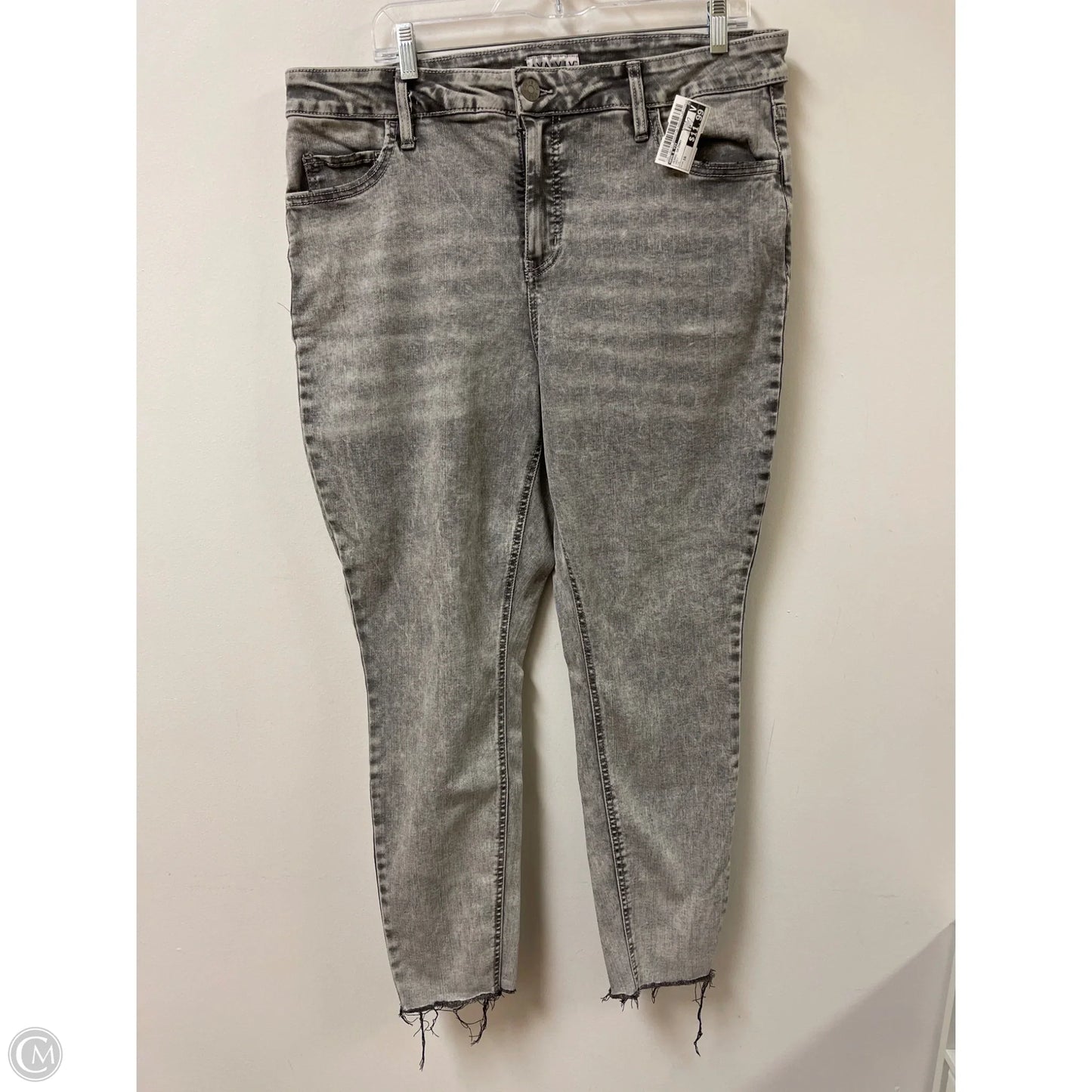 Jeans Skinny By Ava & Viv In Grey, Size: 16