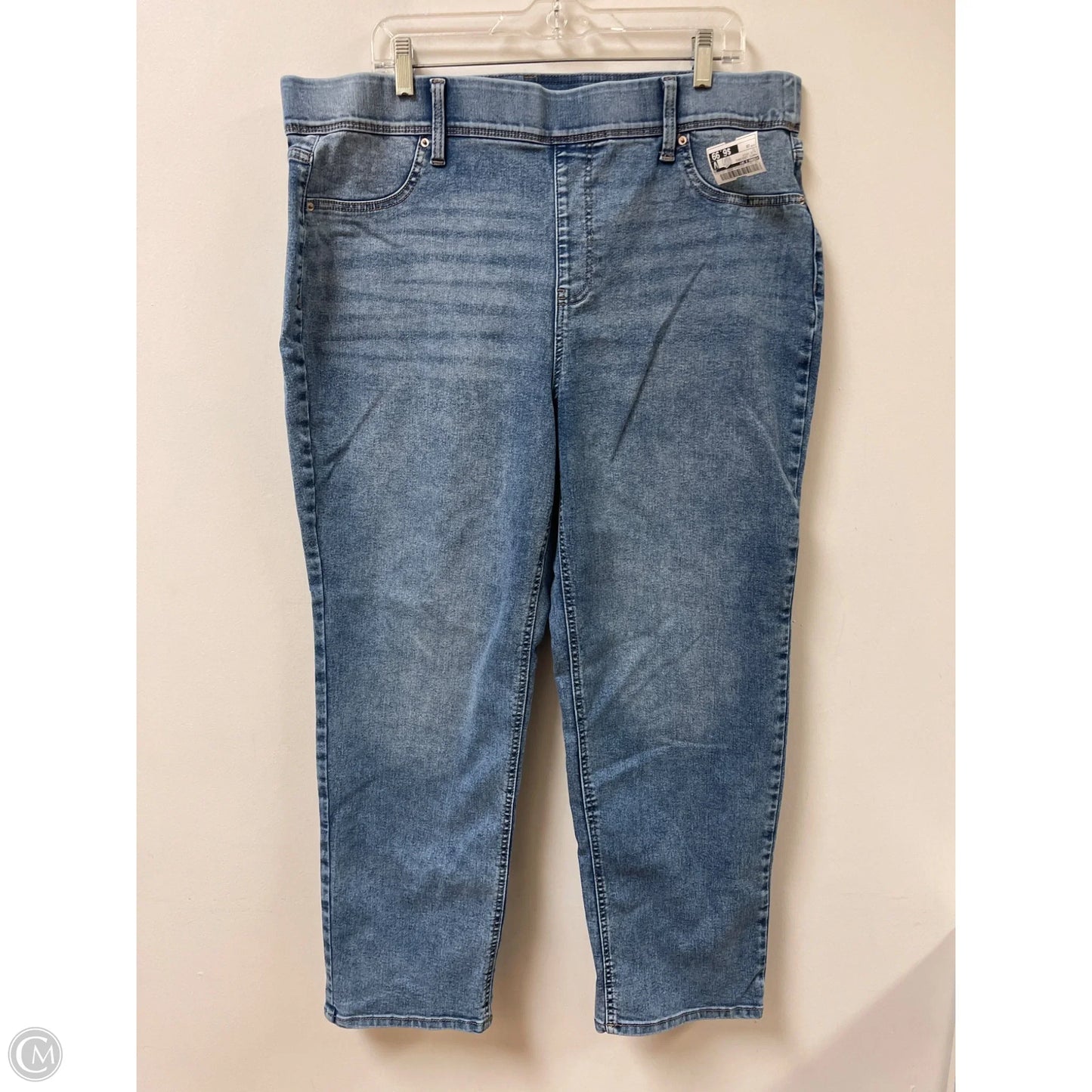 Pants Leggings By Terra & Sky In Blue Denim, Size: 1x