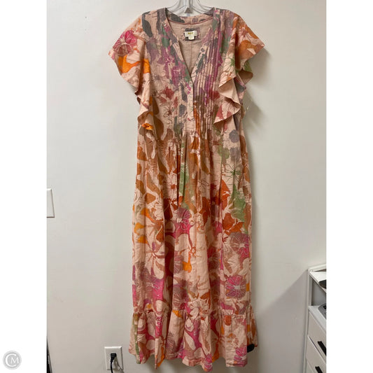Dress Casual Maxi By Maeve In Multi-colored, Size: L
