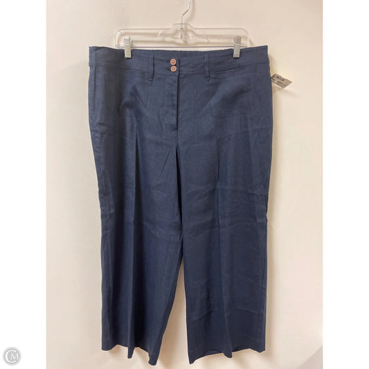 Pants Linen By J. Jill In Navy, Size: Xl