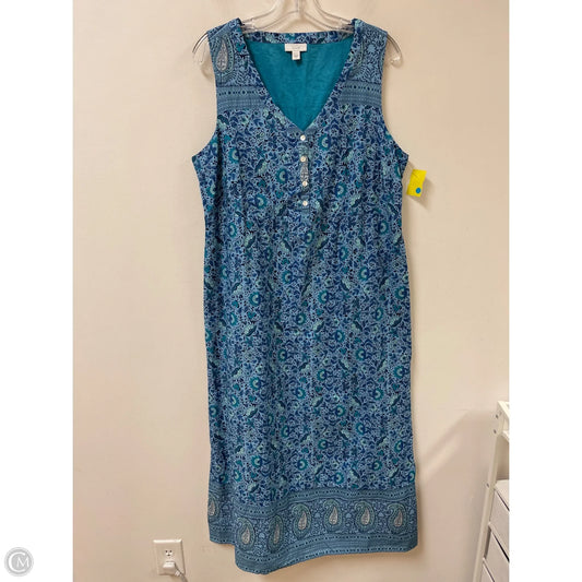 Dress Casual Maxi By Pure Jill In Blue, Size: L