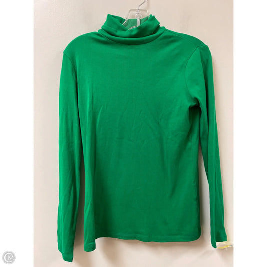 Top Long Sleeve By Charter Club In Green, Size: S