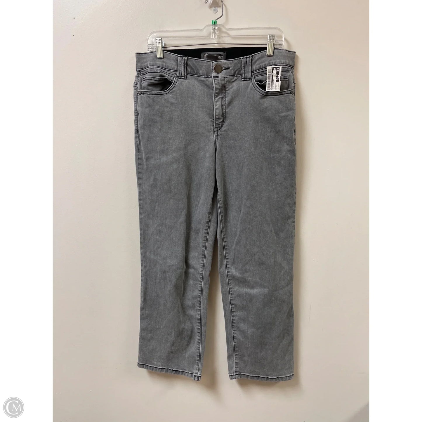 Jeans Straight By Democracy In Grey, Size: 12