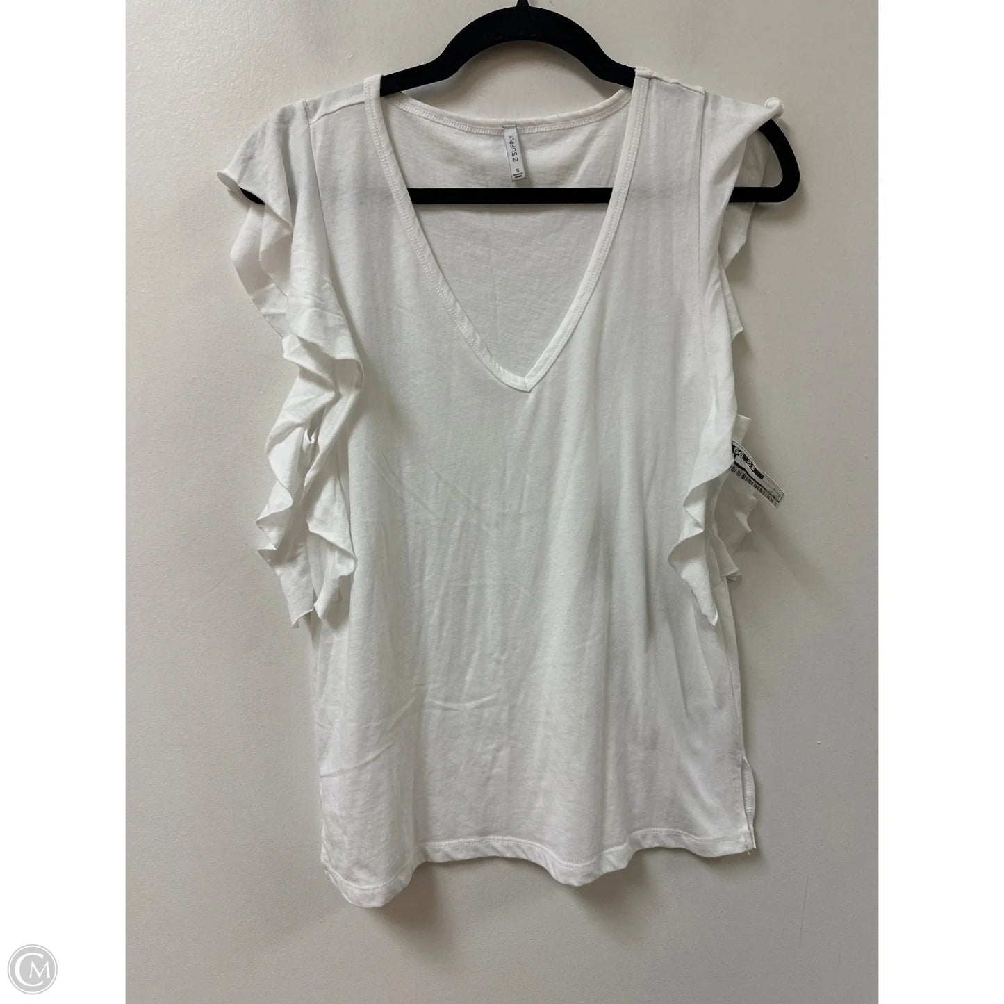 Top Short Sleeve By Z Supply In White, Size: S