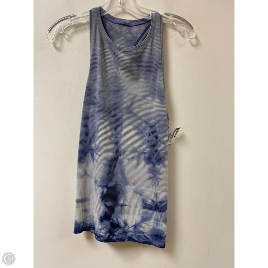Athletic Tank Top By Lululemon In Blue, Size: M