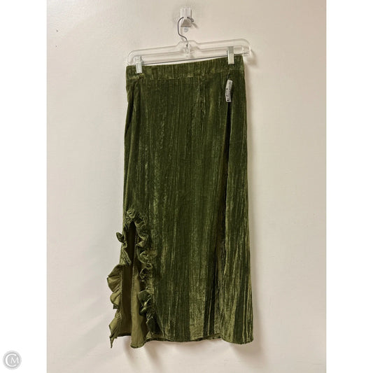Skirt Maxi By Clothes Mentor In Green, Size: L