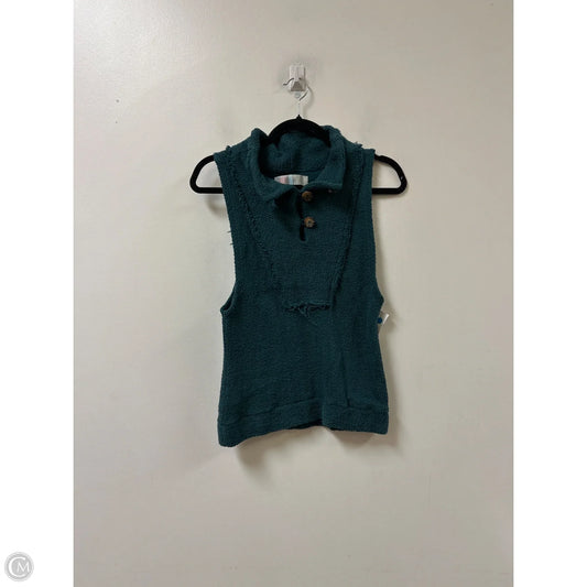 Top Sleeveless By Free People In Teal, Size: S