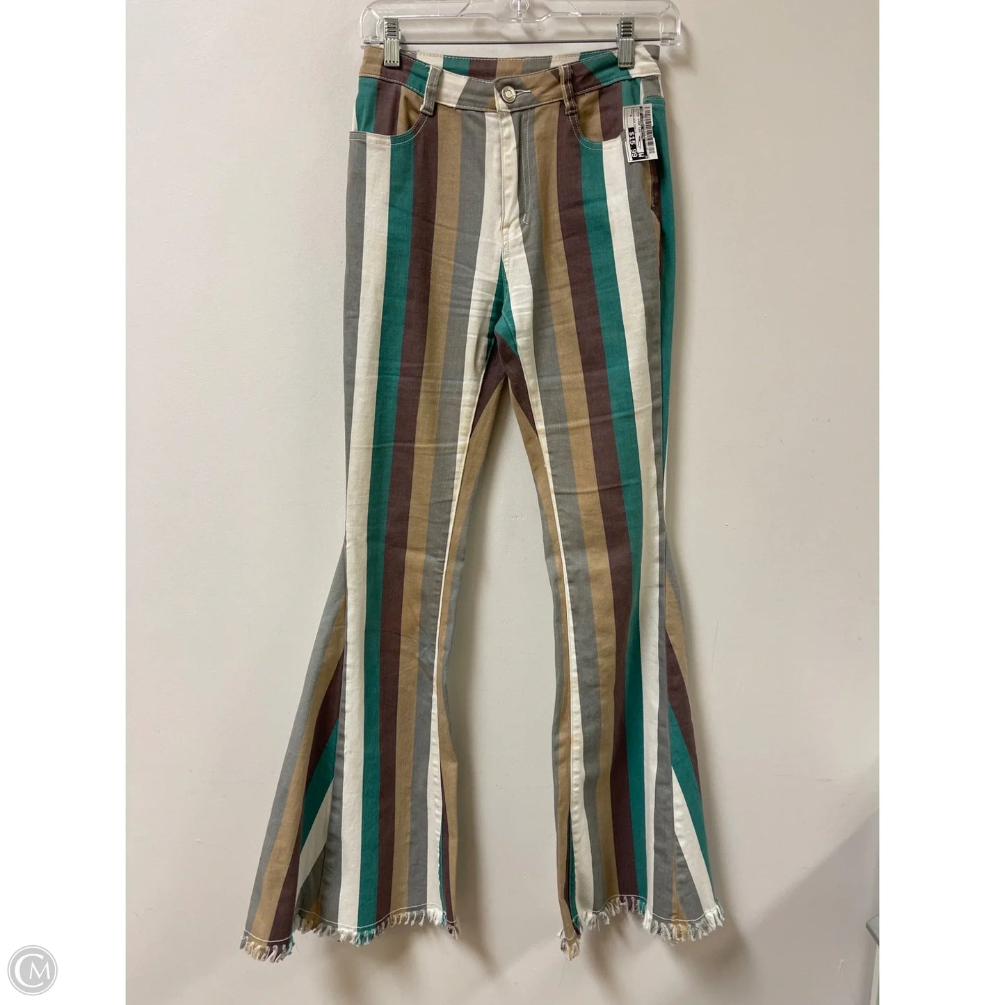Jeans Wide Leg By Clothes Mentor In Multi-colored, Size: 6