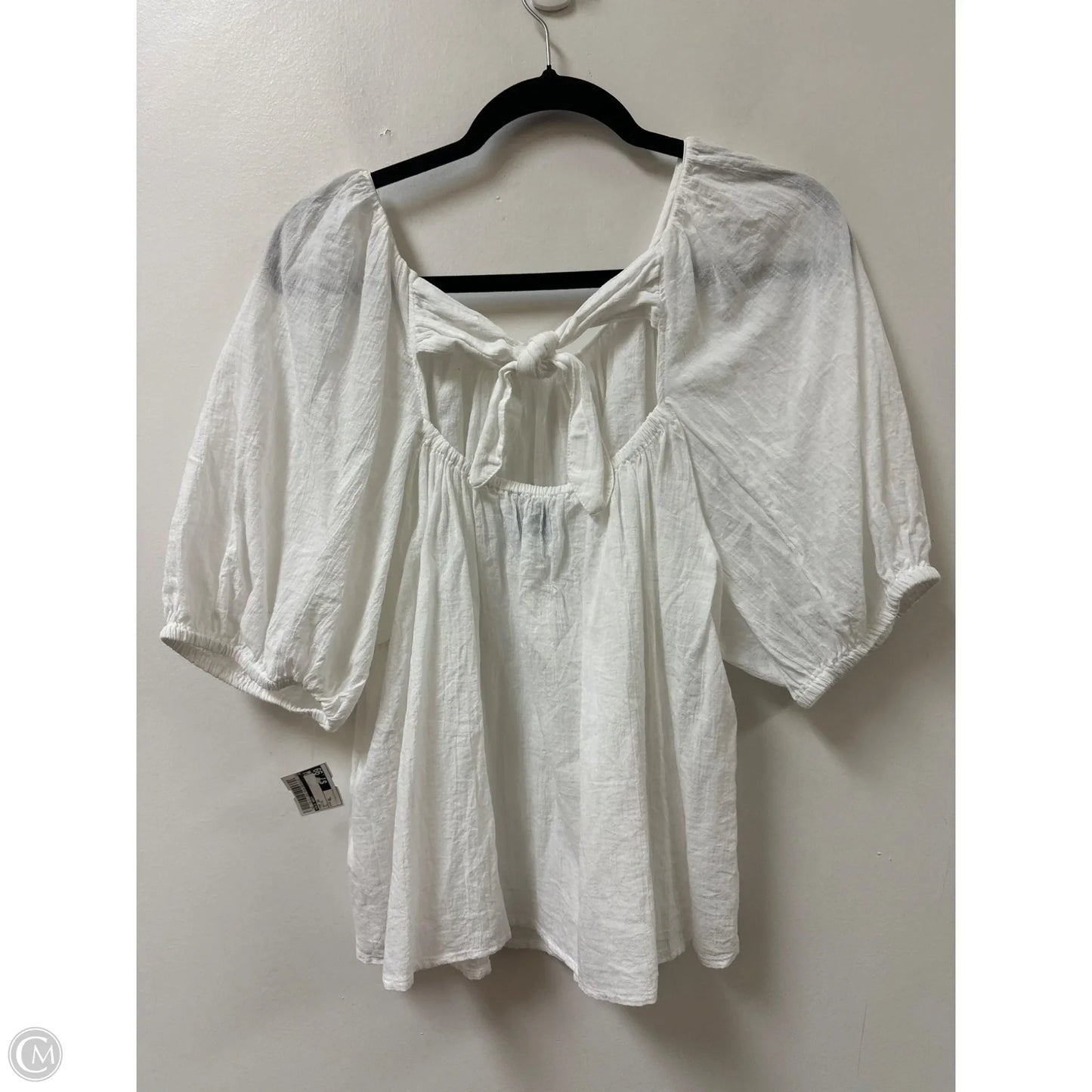Top Short Sleeve By Old Navy In White, Size: Xl