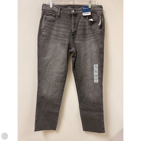 Jeans Straight By Old Navy In Grey, Size: 12
