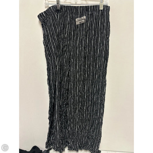 Pants Wide Leg By Cmb In Black, Size: L