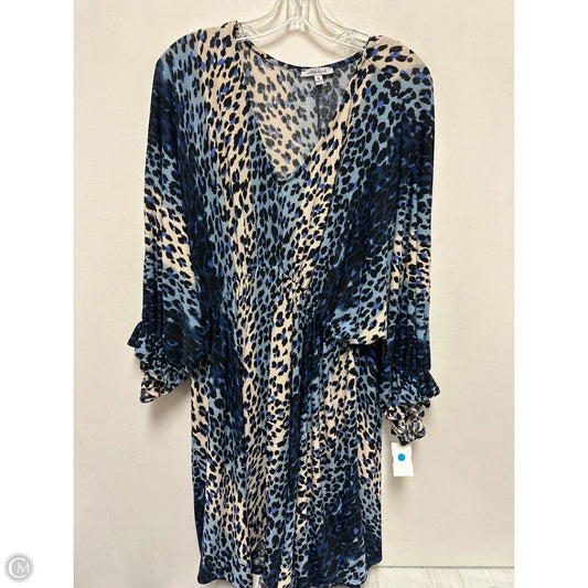 Dress Casual Midi By White Birch In Animal Print, Size: 1x