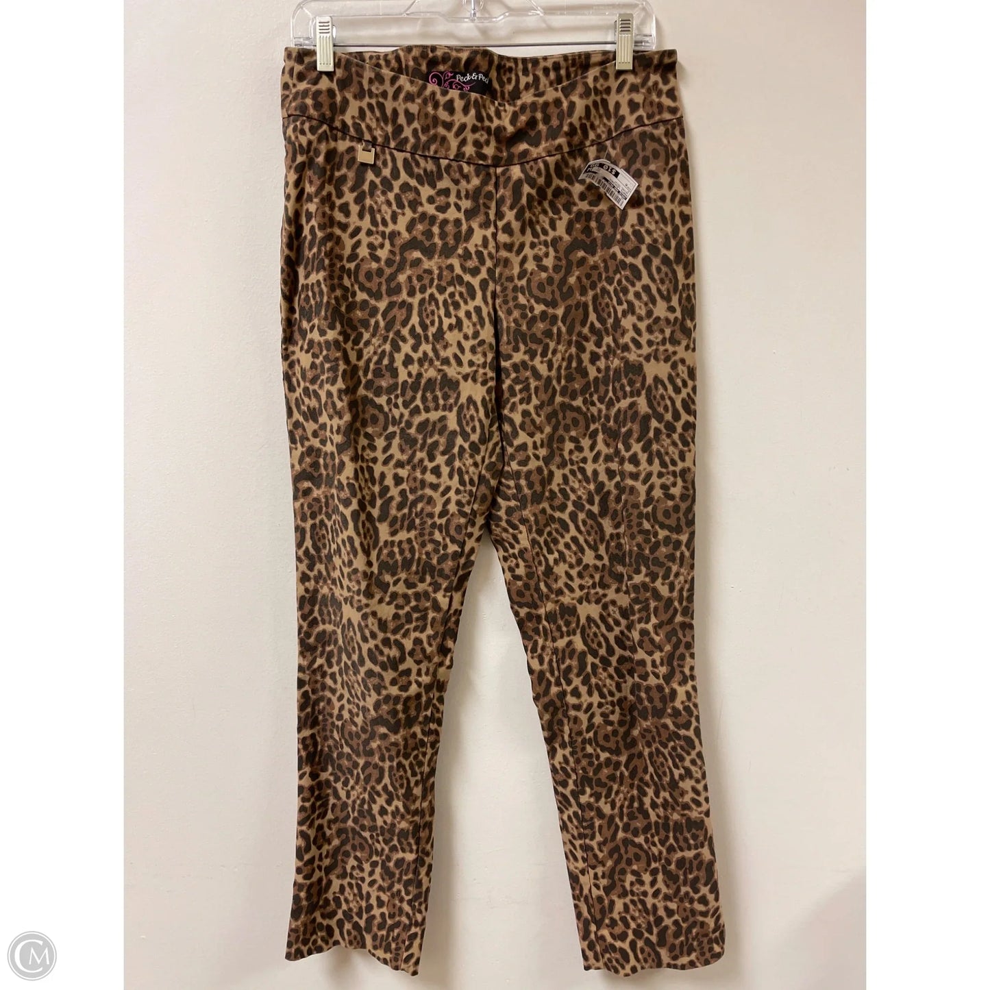 Pants Leggings By Peck And Peck In Animal Print, Size: M